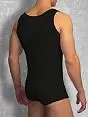 Мужские черные хипс-боди с удобной застежкой Doreanse Men Body 3010c01
